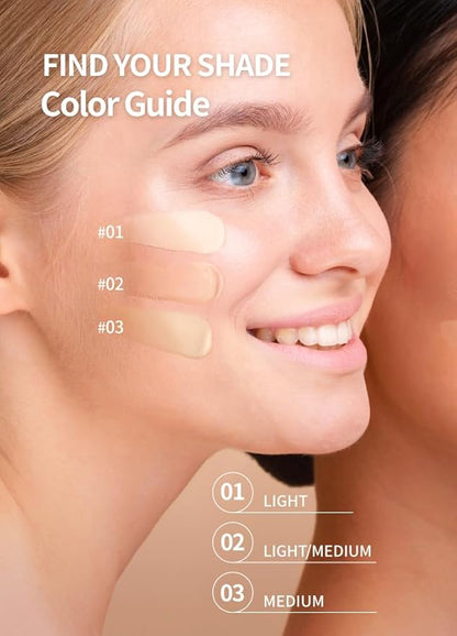 Mesh tight up cushion foundation 01 refill, light beige, Korean compact foundation, natural coverage, glow, sweat proof makeup, long lasting, all skin type