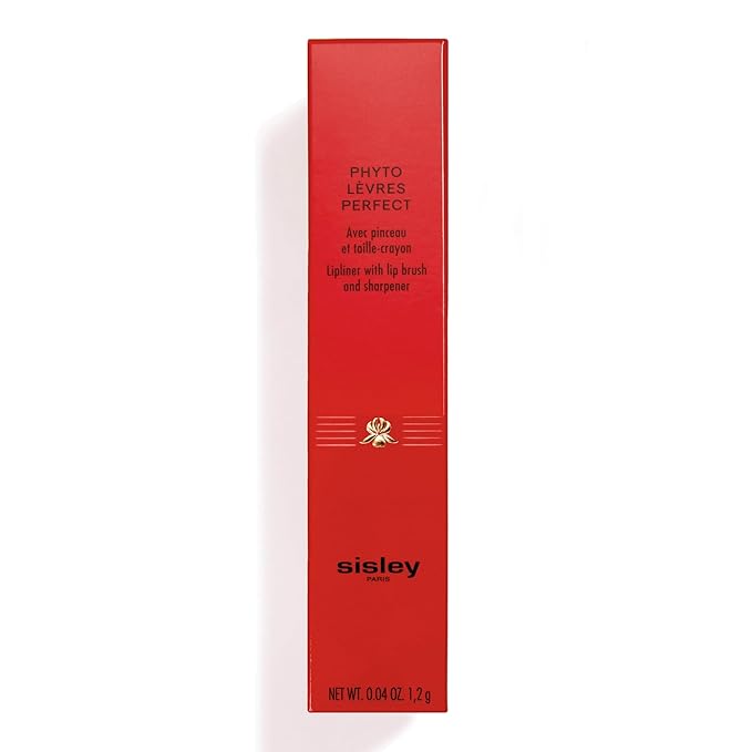 Sisley Paris Phyto-Levres Perfect, 5 Burgundy - Firm, Gentle, Easy-Glide Lip Pencil - Nourishes, Hydrates & Comforts Lips - Long-Wear Formula - Includes Brush & Sharpener