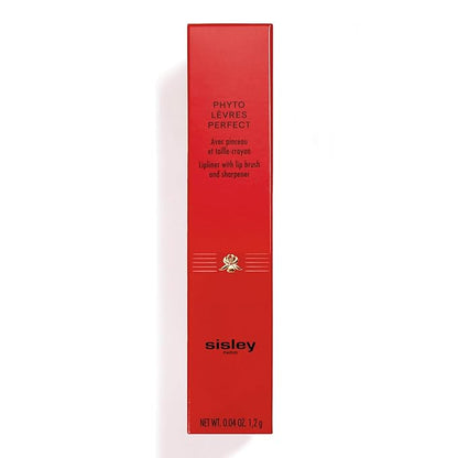 Sisley Paris Phyto-Levres Perfect, 5 Burgundy - Firm, Gentle, Easy-Glide Lip Pencil - Nourishes, Hydrates & Comforts Lips - Long-Wear Formula - Includes Brush & Sharpener