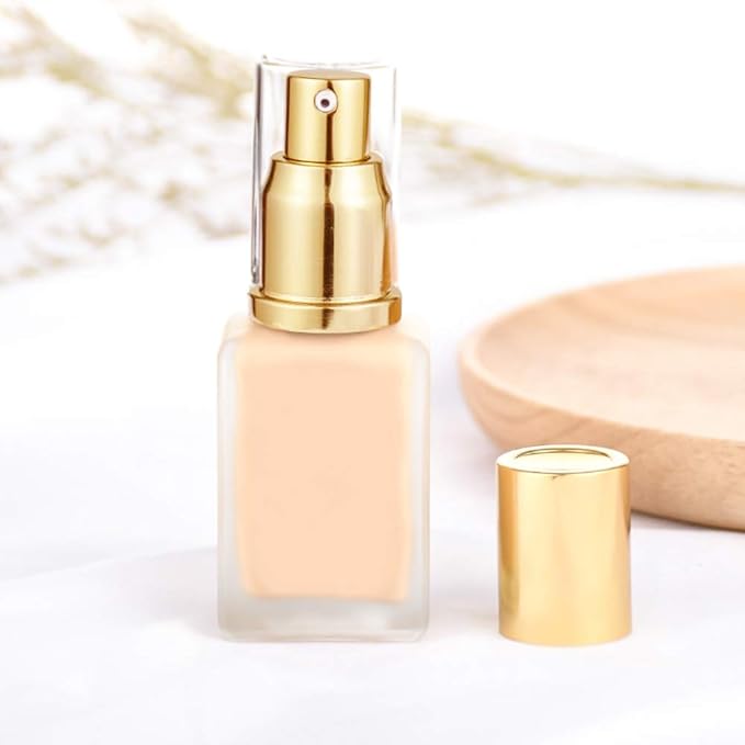 （3 colors）2 Pack Upgrade Foundation Pump Replacement for MAC and EL Double Wear Foundation(Gold)