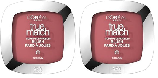 L’Oréal Paris True Match Super-Blendable Blush, Spiced Plum, 0.21 oz. (Pack of 2)