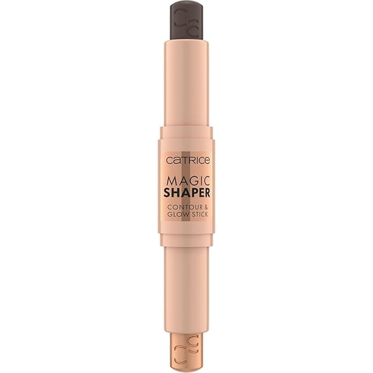 Catrice | Magic Shaper Contour & Glow Stick | 2-in-1 Matte Contour & Shimmering Highlight | Face Shaping & Brightening Make Up | Vegan & Cruelty Free | Without Parabens (60 | Deep Rich)