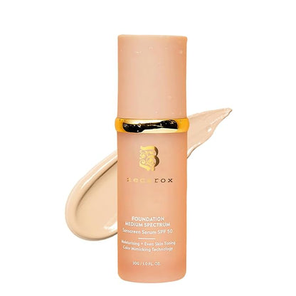 4 in 1 foundation Liquid- Hydrating Medium full coverage concealer with， SPF 50+ (1PCS)