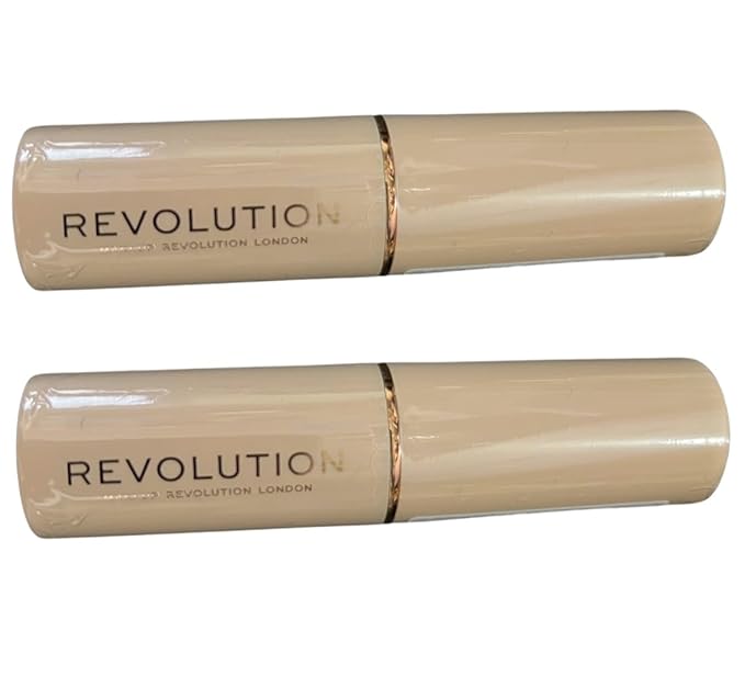 Pack of 2 Makeup Revolution Beauty Fast Base Stick Foundation, F17
