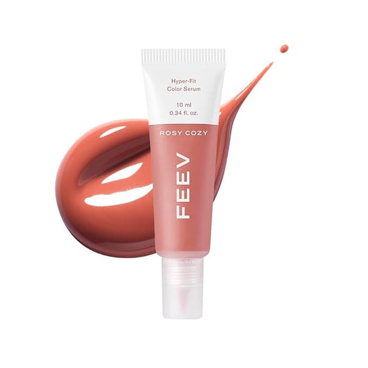 Hyper-Fit Color Serum Liquid Blush (10ml) | Dewy Cheek Blush Makeup | 50% of Hydrating Essence | Vegan | K-beauty (Rosy Cozy, 10ml)