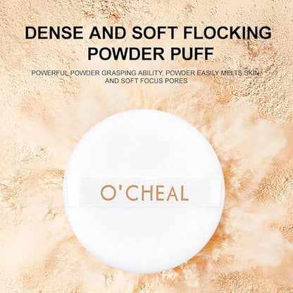 O'CHEAL Whitening Loose Powder and CC Air Cushion BB Cream Liquid Foundation Cream for Makeup Concealer Cushion for Face Make Up Cushion Makeup NATURAL COLOR