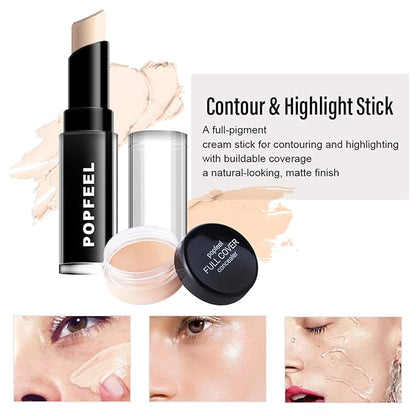 All in One Makeup Kit for Women Full Kit Girls Makeup Gift Sets Xmas Essential Bundle Include Eyeshadow Palette Lipstick Blush Concealer Eyeliner Mascara Foundation Brush Eyebrow Pencil