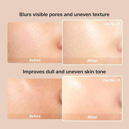 Farmstay Black Snail & Peptide 9 Perfect Cushion Foundation | Full Coverage, Lightweight, Skin-Fit, Smooth Radiant Finish, Korean Cushion Foundation (#21 Light Beige, 0.53 Fl Oz)