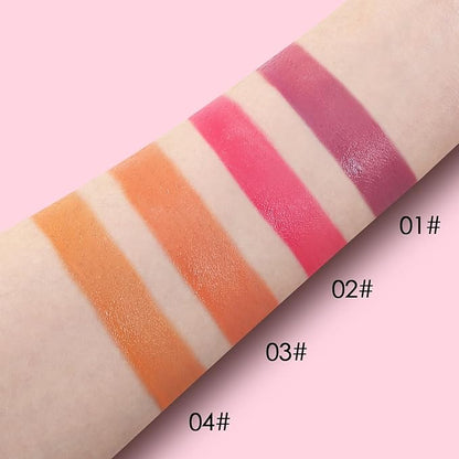 Boobeen Soft Liquid Blush Tint Cheek Blusher, Cream Blush Face Makeup with Cushion Applicator, Long Lasting, Moisturizing, Leaving a Matte Dewy Makeup Look