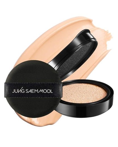 [JUNGSAEMMOOL OFFICIAL] Essential Skin Nuder Cushion (Pink Light) | Refill | Natural Finish | Buildable Coverage | Makeup Artist Brand