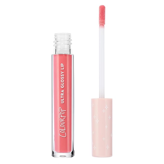 ColourPop Ultra Glossy Lip Gloss - High-Shine, Non-Sticky & Hydrating Lip Gloss with a Flexible Paddle Applicator - Sheer, Pearlized, Crème & Clear Finishes - Bubble Gum (0.11 oz)