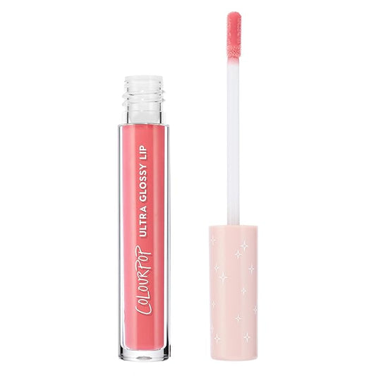 ColourPop Ultra Glossy Lip Gloss - High-Shine, Non-Sticky & Hydrating Lip Gloss with a Flexible Paddle Applicator - Sheer, Pearlized, Crème & Clear Finishes - Bubble Gum (0.11 oz)