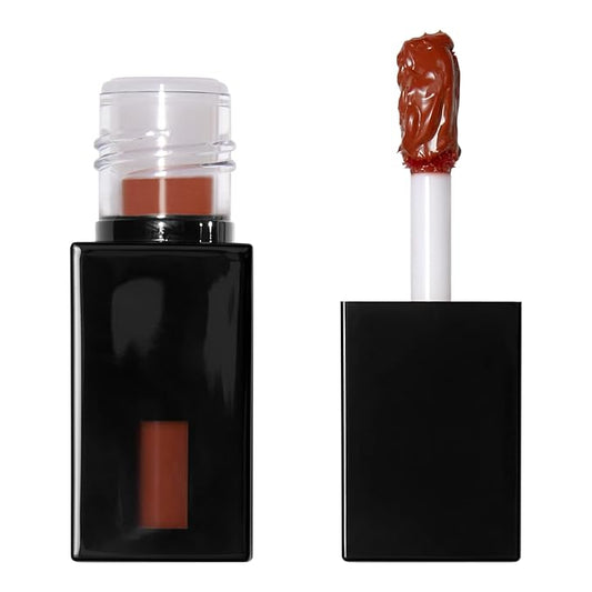 e.l.f. Glossy Lip Stain, Long-Lasting, Lightweight Lip Stain For A Sheer Pop Of Color & Subtle Gloss Finish, Vegan & Cruelty-Free, Coral Cutie