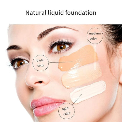 Liquid concealer Foundation Facial Cream Foundation Light and long-lasting liquid foundation Concealer foundation oil - 07#
