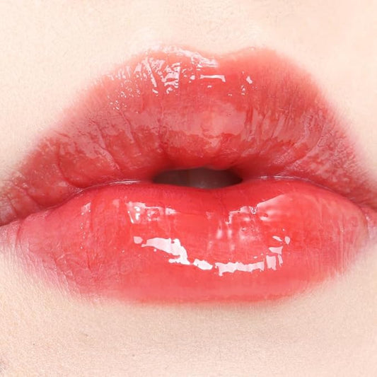 Dewy Fit Tint – 8 Colors | Non-Sticky, Buildable Shine with Vivid Color | Long-Lasting & Moisturizing for a Plump, Glossy Finish | K-Beauty Lip Color (#006 Red Rule, 0.1 Fl Oz)