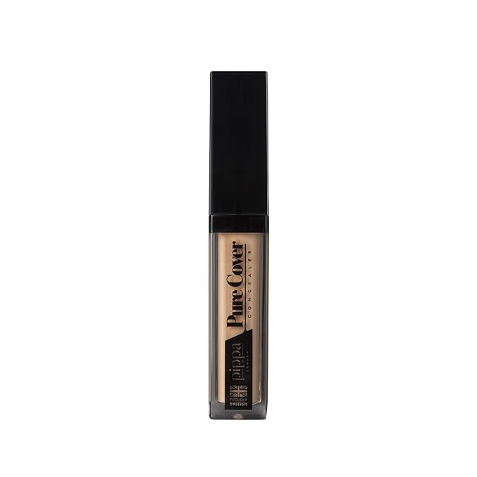 Pippa of London Pure Cover Full Coverage Concealer - Moisturising Colour Corrector Concealer - Matte Finish Under Eye Concealer - Long-Lasting Liquid Concealer - Lightweight Oil-Free Scar Concealer