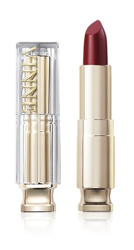 VINNE Plumping Glow Tint Lip Balm: Makeup Vegan-Certified by Italy's V-LABEL, 5-in-1 Function with (Intense Cherry)