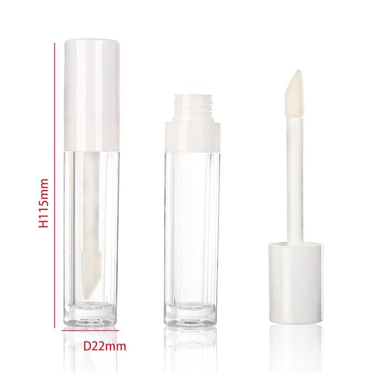 COSIDEA 14 pcs empty 8ml big wand lip gloss tube concealer tube packing (white)