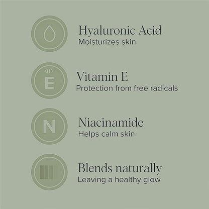 Tinted Moisturizer SPF 46. Blends naturally on all skin colors. UVA and UVB protection. 1.7 oz.