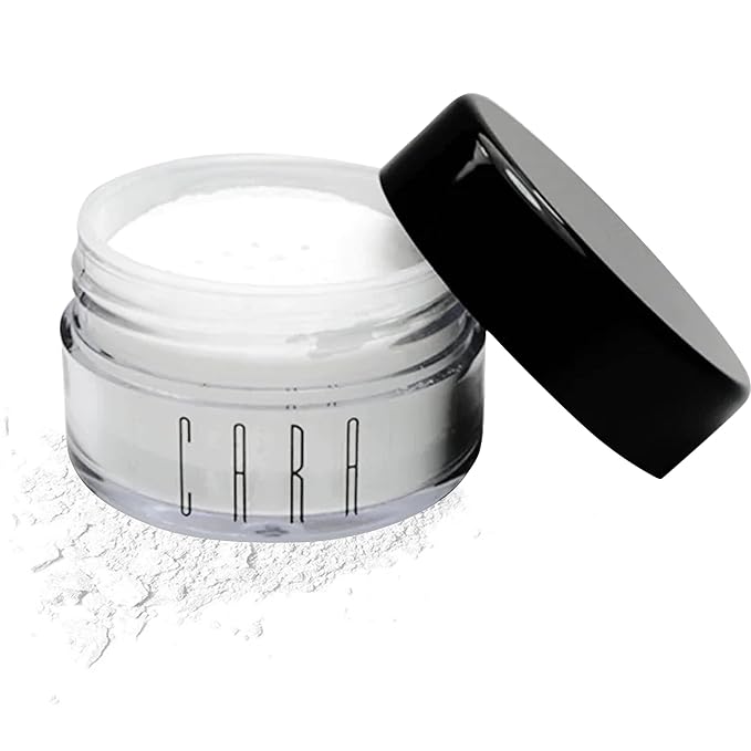 CARA Cosmetics High Definition Loose Powder - Translucent Loose Setting Powder For Make Up, Finishing Powder, Face Powder, Talc-Free Powder Makeup, Radiant Face Powder With Shine Free Finish (White)