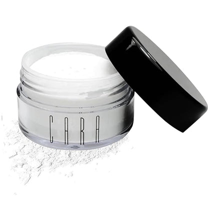 CARA Cosmetics High Definition Loose Powder - Translucent Loose Setting Powder For Make Up, Finishing Powder, Face Powder, Talc-Free Powder Makeup, Radiant Face Powder With Shine Free Finish (White)
