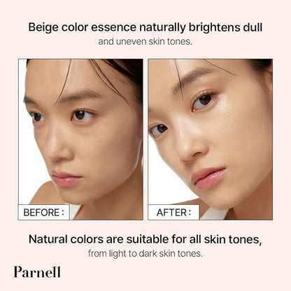 Parnell Cicamanu Serum In Matte Cushion 15g (#23 Natural beige) | Lightweight, Long-Lasting Matte Foundation with Skincare Benefits for Smooth, Flawless Skin | K-Beauty