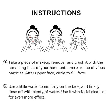 Travel Size Face Cleansing Balm Makeup Remover Gentle Nourishing Facial Cleansing Melting Balm to Oil Mild Eye Lip Face 3-in-1 Refreshing Clean Balm Makeup Remover Oil Set for All Skin -8pcs