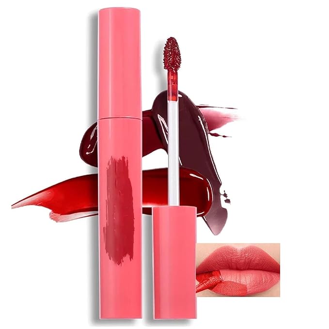 Peel Off Lip Tint, Wipe-On Colour Liquid Lipsticks, Tattoo Lip Glaze, Matte High Pigment Long Wear Waterproof Lip Contour Stain Non Smudge Transfer Proof Tear-off Lip Gross (#02, 0.12 floz)