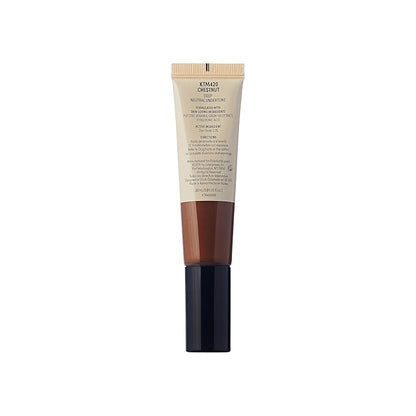 Tinted Moisturizer with SPF 32 PA+++ (Chestnut), 12 Hour Hydrating Sunscreen for Face, No White Cast, Natural Radiant Finish, Medium Coverage, With Hyaluronic Acid, Vitamin E, Peptide