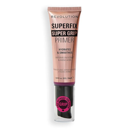 Revolution, Superfix Grip Primer, Hydrating & Smoothing Face Primer for Makeup, Gel-Formula to Grip Look, Vegan & Cruelty-Free, 0.81 fl oz
