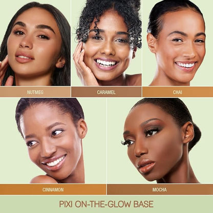 Pixi Beauty On-the-Glow Base| Tinted Moisturizer Foundation Stick | Mocha: Coffee, neutral shade| 0.6 oz / 19g