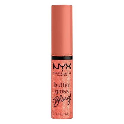NYX PROFESSIONAL MAKEUP Butter Gloss Bling Lip Gloss, Non Sticky and Shiny Vegan Lip Makeup - Dripped Out