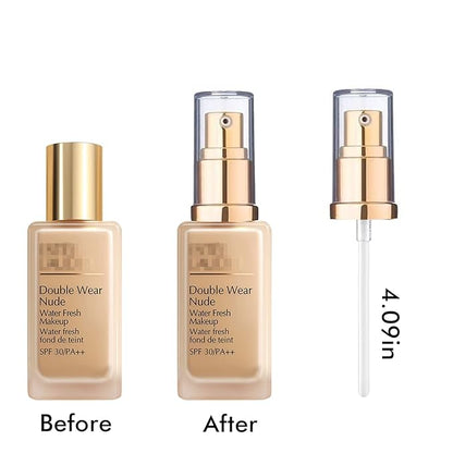 DW Nude Water Fresh Makeup Foundation Pump (2 Pack) Compatible with DW Foundation Pump