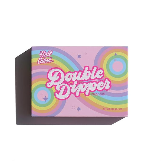 Half Caked Double Dipper Color Duo Bronzer (matte + Shimmer) | vegan & cruelty-free, fragrance-free, highly pigmented, primer-infused | 10g / 0.20 oz (Siesta Key)