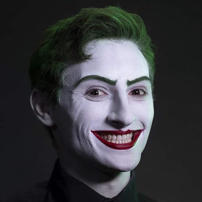 Graftobian Classic Chaos Clown Makeup Kit - Complete 11-Piece Set for Scary Jester or Clown Costume - Deluxe Face Paint with Full Color Instructions Included, Perfect for Cosplaying and Halloween