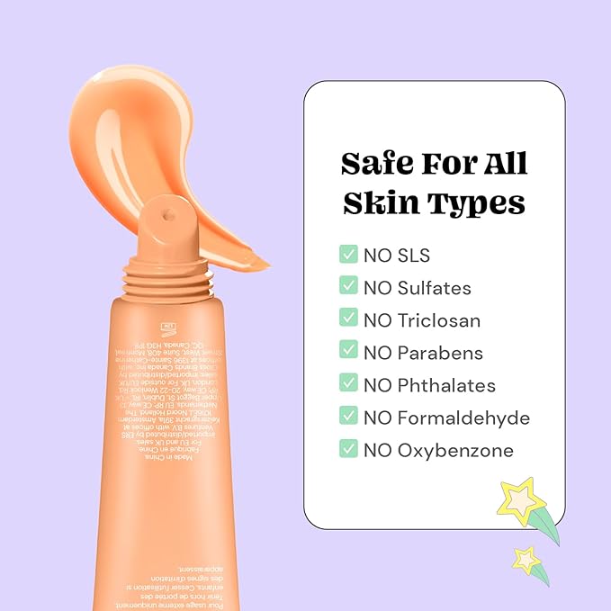 Glossmetics Sweet Peach Lip Glaze - Overnight Lip Mask for Dry Lips. Fruit Butter Lip Mask, Hydrating and Moisturizing Lip Balm for Soft, Smooth Lips. Peach, 10ml