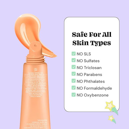 Glossmetics Sweet Peach Lip Glaze - Overnight Lip Mask for Dry Lips. Fruit Butter Lip Mask, Hydrating and Moisturizing Lip Balm for Soft, Smooth Lips. Peach, 10ml