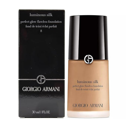 GIORGIO ARMANI Luminous Silk Foundation, No.8 Caramel, 1 Ounce