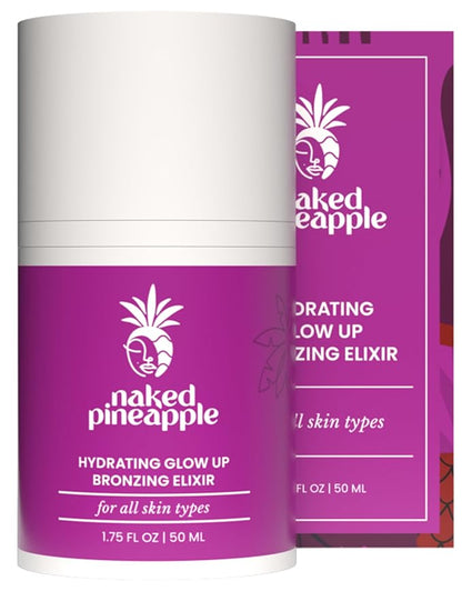 Hydrating Glow Up Bronzing Elixir - Enhances Complexion & Glow, Promotes Smooth Skin, Hydration & Moisture Lock - Makeup Primer, 1oz