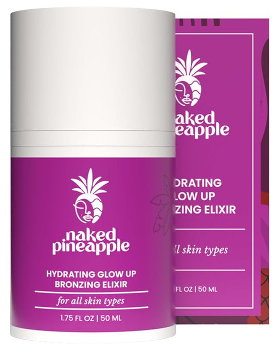 Hydrating Glow Up Bronzing Elixir - Enhances Complexion & Glow, Promotes Smooth Skin, Hydration & Moisture Lock - Makeup Primer, 1oz