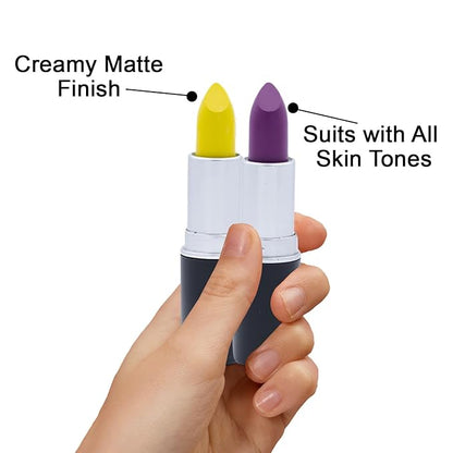 Matte Bullet Long Wear Lipstick - Vegan and Cruelty-Free - Smudge and Waterproof Matte Lipstick with Moisturizing Formula - All Day Comfort - (Golden Hour #17)