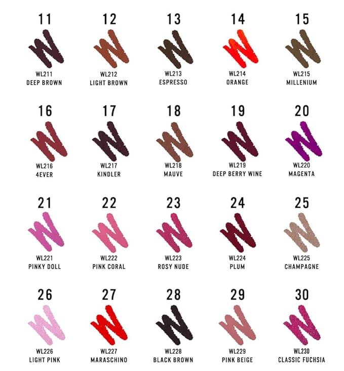LA7 Wholly Addiction Pro Define Lip Liner, Beauty Wholly Addiction Pro Define Lip Liner - Pink Coral