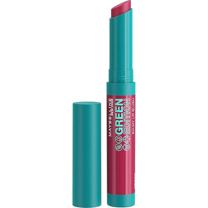Maybelline Green Edition Balmy Lip Blush, Formulated With Mango Oil, Midnight, Blackberry Purple, 1 Count