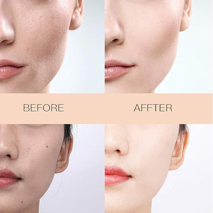 Mushroom Head Air Cushion BB Cream Even Skin Tone Makeup Base PrimerConcealer Lasting Nude Makeup Moisturizing Brightening Pigment CC Liquid Foundation (B-lvory)