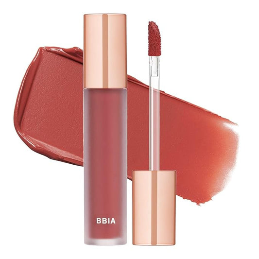 BBIA Last Velvet Tint - Soft & Creamy Matte Finish Lip Stain, Blur Effect with Velvety Texture, Long-Lasting, High Pigment, Lightweight, Non-Drying, Vegan, Korean Lip Makeup (V20 MORE MATURE)