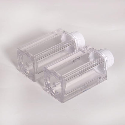 24pcs 5ml Empty square black lipgloss tubes bulk wholesale with big wand lipgloss containers