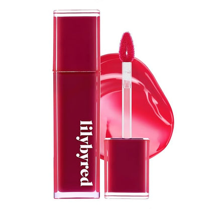 lilybyred Bloody Liar Coating Tint | Korean Glossy Lip Stain, Vivid & Juicy Color, Syrupy Shine, Moisturizing, Long-Lasting & Smudge-Proof, Non-Sticky, Lightweight (07 Daring Cherry)
