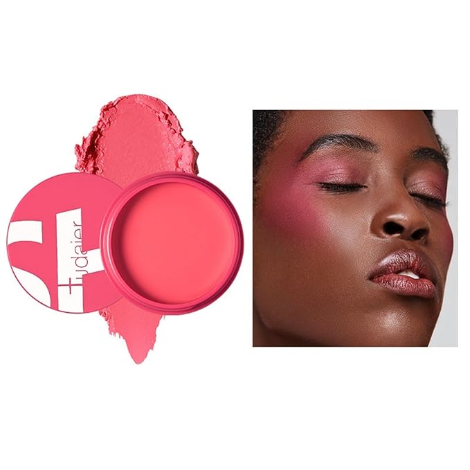 MAEPEOR Cream Blush 9 Color High-Pigmented Smooth Buildable Face Blush Long-Lasting Natural Look Blusher (Color 06)