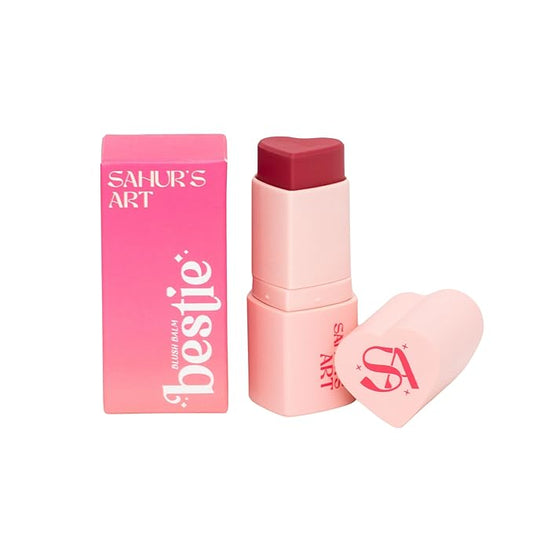 Sahur's Art Bestie Blush Balm Stick Heart Shaped for Cheeks