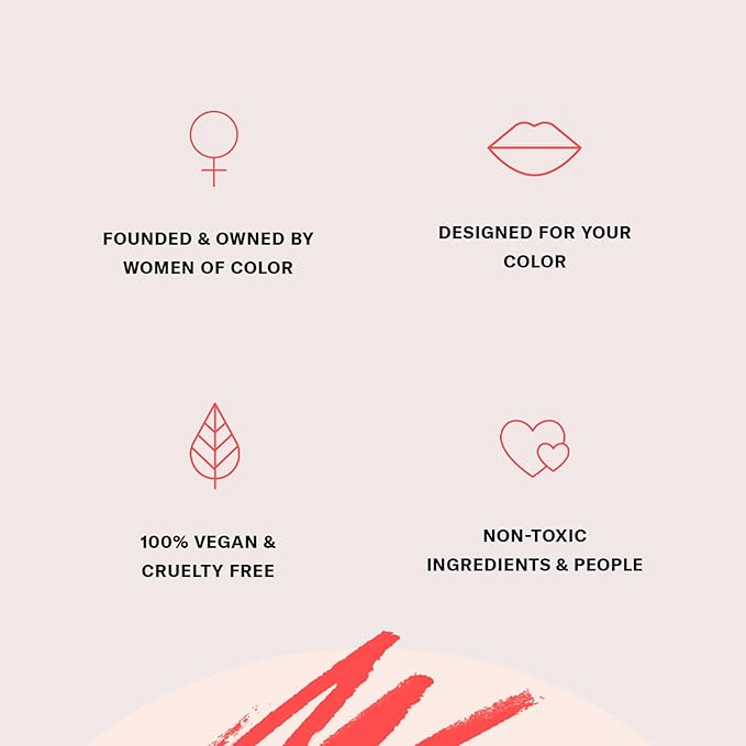 The Lip Bar Vegan Non-Sticky Lip Gloss, with Hydrating Shea Butter for a Lightweight, High Shine Finish, Flyy Girl - Rich Brown